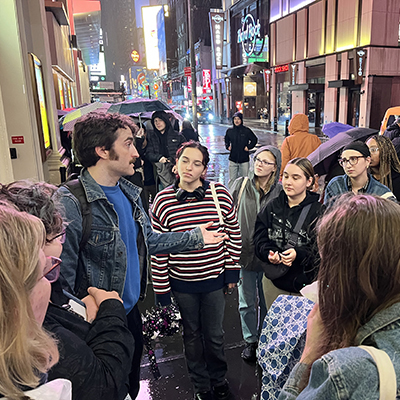 Theatre students in New York